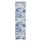 World Rug Gallery Distressed Abstract Blue/Gray/Ivory Runner Rug 2'x7' Runner 2085BLUE2X7 - alternate 6